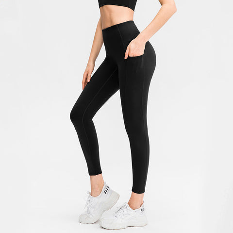 Leggings de cintura alta con bolsillos laterales