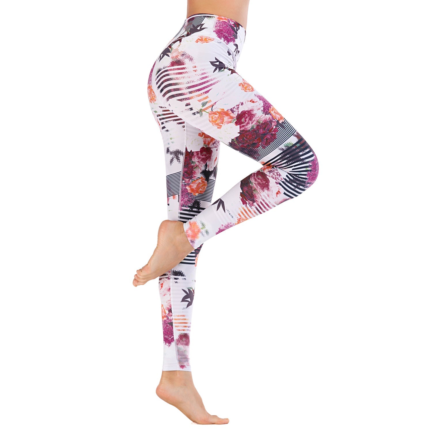 Leggings de cintura alta para imprimir pantalones de yoga