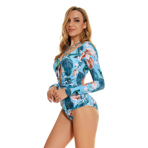 Traje de baño de manga larga Rash Guard