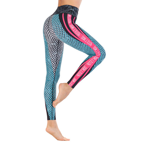 Yogahose mit hoher Taille und Bauchkontrolle, Lauf- und Fitness-Leggings