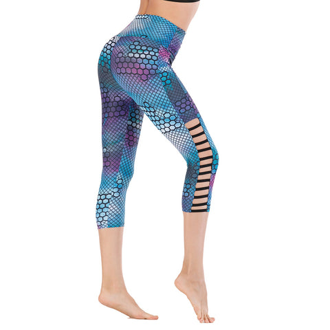 Pantalones de yoga con leggings y control de abdomen