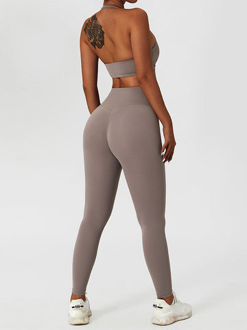 Leggings de yoga con cintura cruzada Air Cloud 