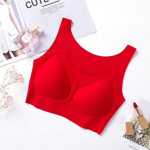 Ice Silk Breathable Wireless Tank Bra