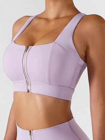 Empowered Zip Front Bra