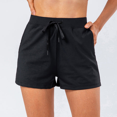 Bedruckte Sportshorts mit Kordelzug