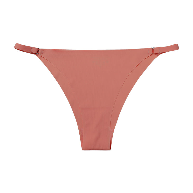 Metal Buckle Thong Panties