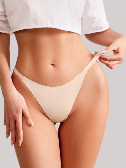 No Show Soft Stretch Bikini Höschen Unterwäsche Tanga