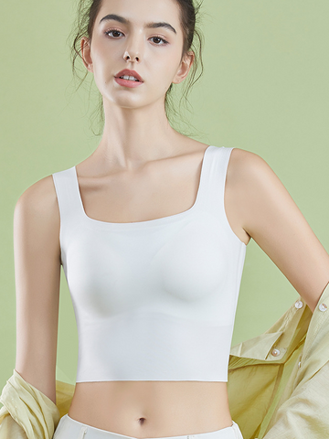 Breathable Seamless Wireless Tank Top Outdoor Bra