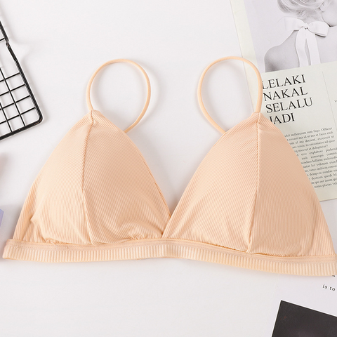 Women Wireless Bra Solid Bralette