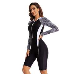Long Sleeve One Piece Bathing Suit