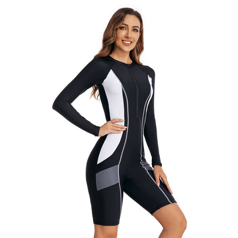 Traje de baño One Piece Rashguard con protección UPF 50+