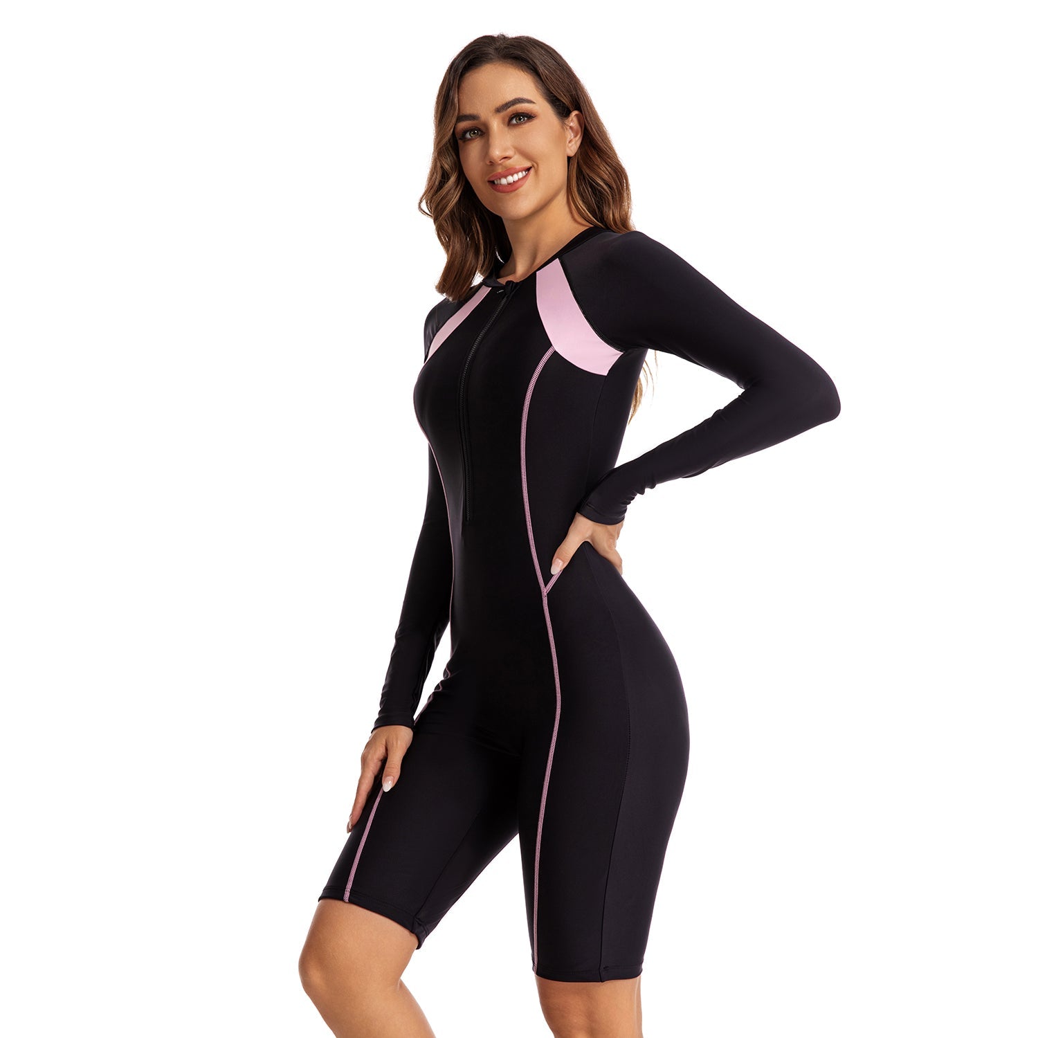 Rash Guard for with Zipper and Padding