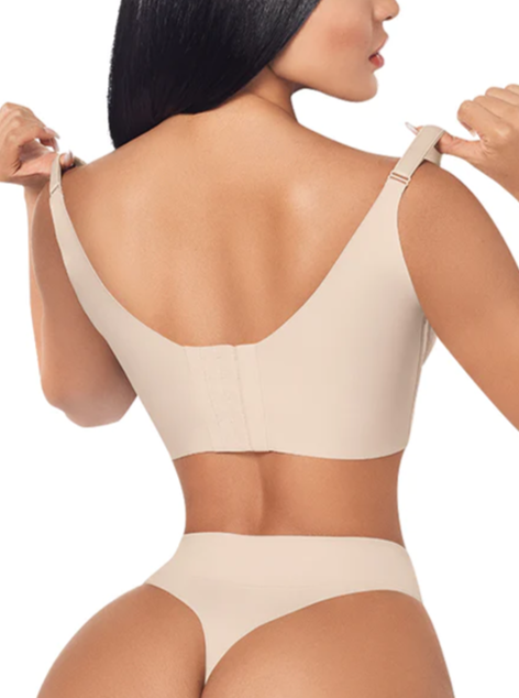 Adjustable Straps Back And Side Control Bra