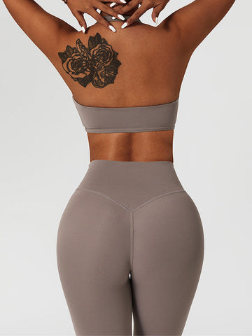 Leggings de yoga con cintura cruzada Air Cloud 