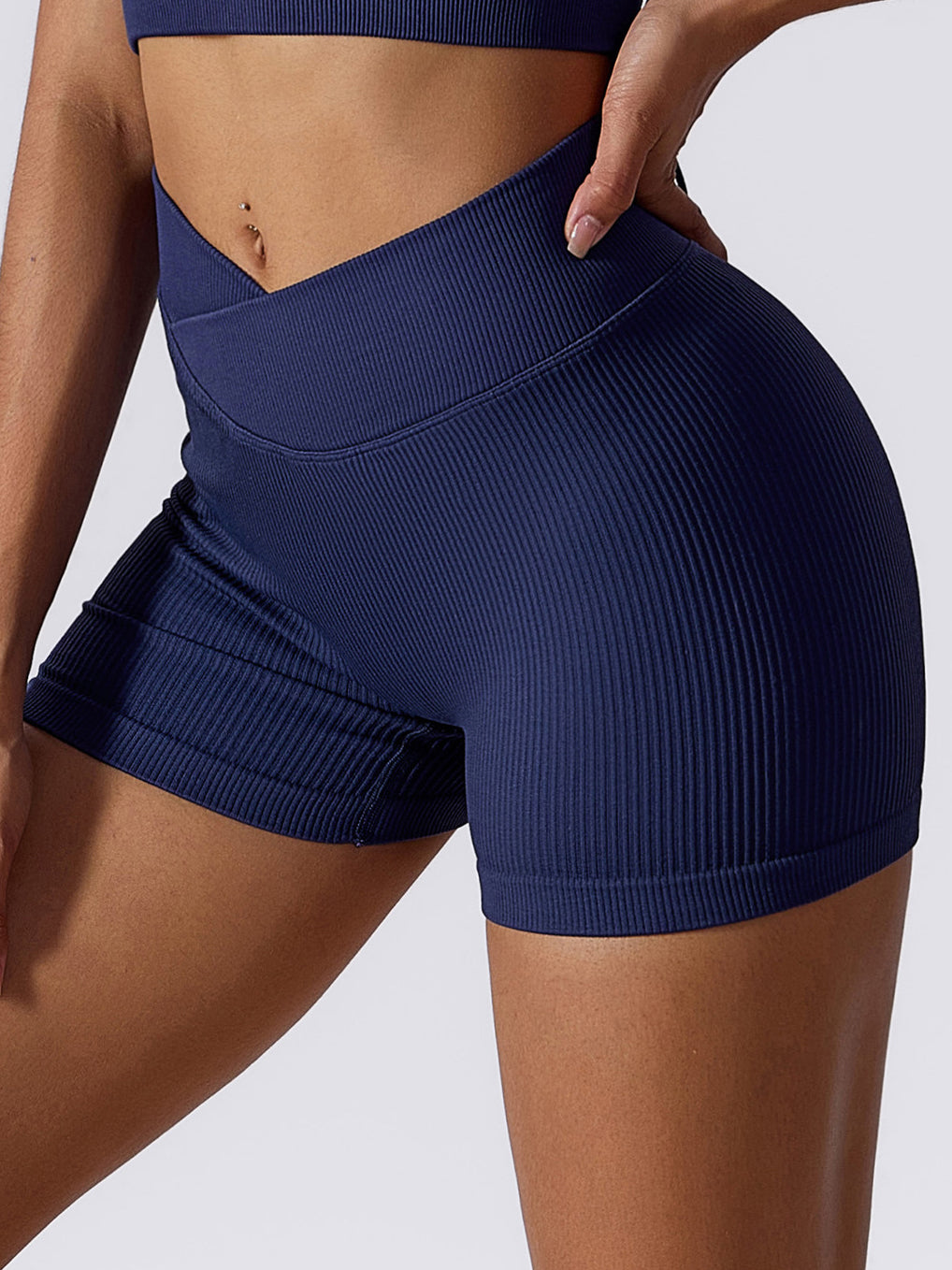 Live in Rib 3" Crossover-Sportshorts