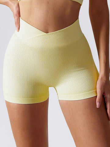 Live in Rib 3" Crossover Gym Short