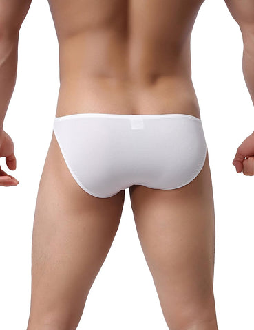 Avidlove Underwear Herren-Bikinislips, 4er-Pack, klassisch, niedrig geschnitten, dehnbar, mit Hüfte 