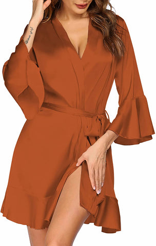 Silk Satin Robe