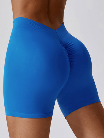 Seamless Back V Scrunch Shorts