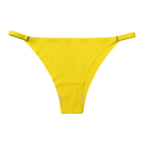 Metal Buckle Thong Panties