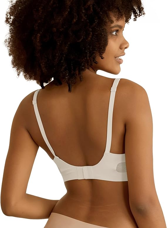 Smooth Comfortable Breathable Mesh Cool Feeling Wireless Bra White
