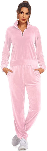 Zip Up Sweatsuit Set