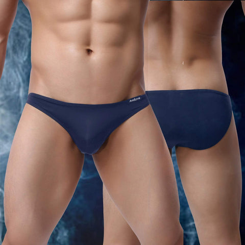 Avidlove Underwear Herren-Bikinislips, 4er-Pack, klassisch, niedrig geschnitten, dehnbar, mit Hüfte 