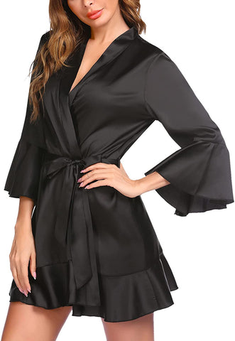 Silk Satin Robe