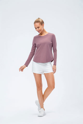 Long Sleeve Loose Sports Tee