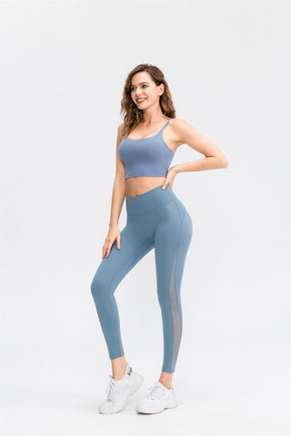 High Waisted Mesh Sport Leggings