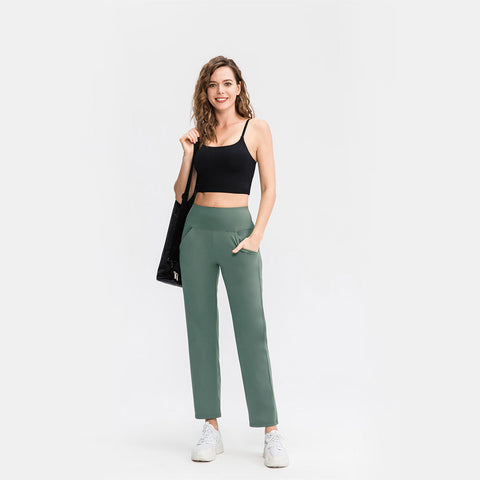 Pantalones de yoga de corte holgado