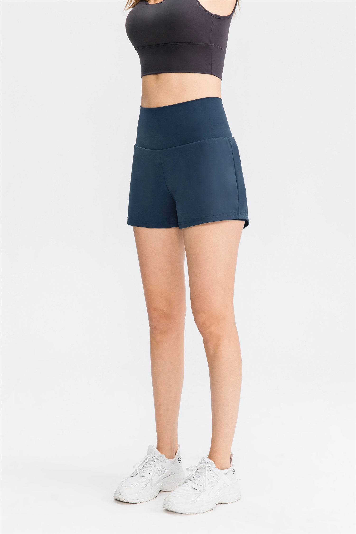 2-in-1-Sportshorts mit Gesäßtasche und versteckter Seitentasche