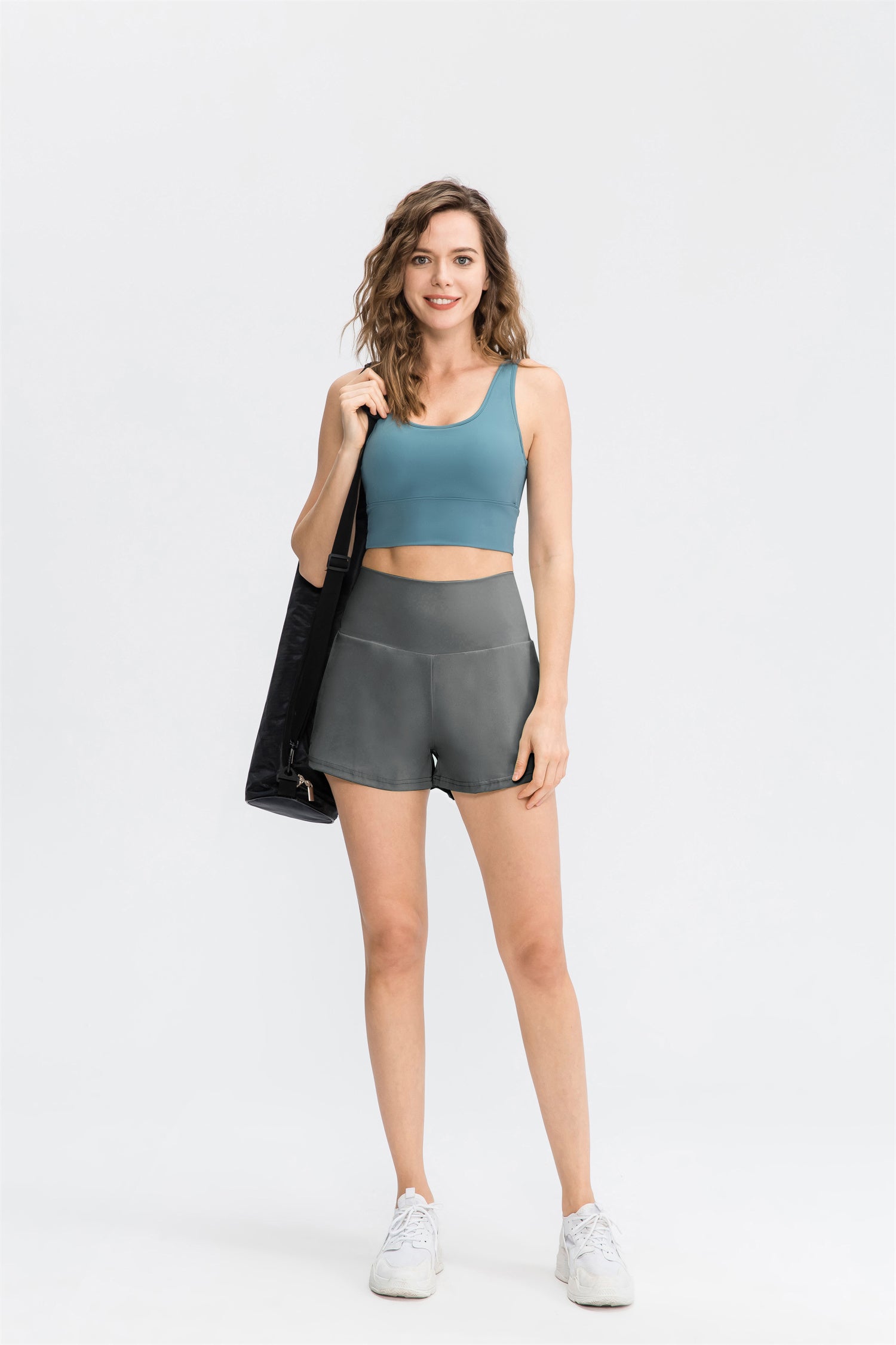 Back Pocket Plus Side Hidden Pocket 2-in-1 Sport Shorts