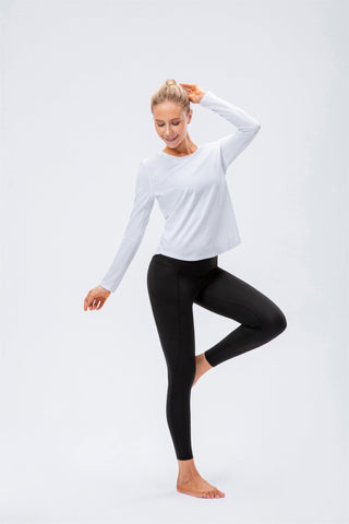 Long Sleeve Loose Sports Tee