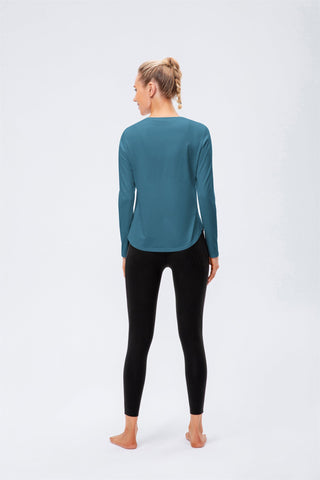 Long Sleeve Loose Sports Tee