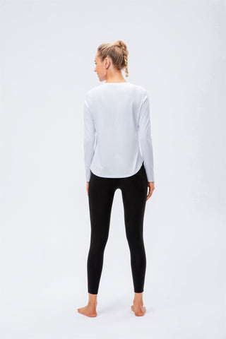 Long Sleeve Loose Sports Tee