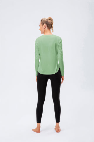 Long Sleeve Loose Sports Tee