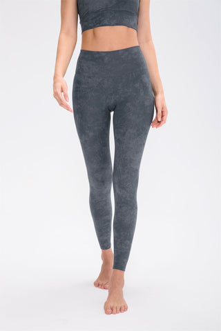 Bedruckte Leggings mit hoher Taille