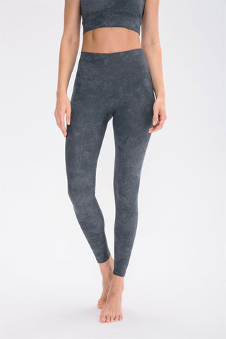 Bedruckte Leggings mit hoher Taille