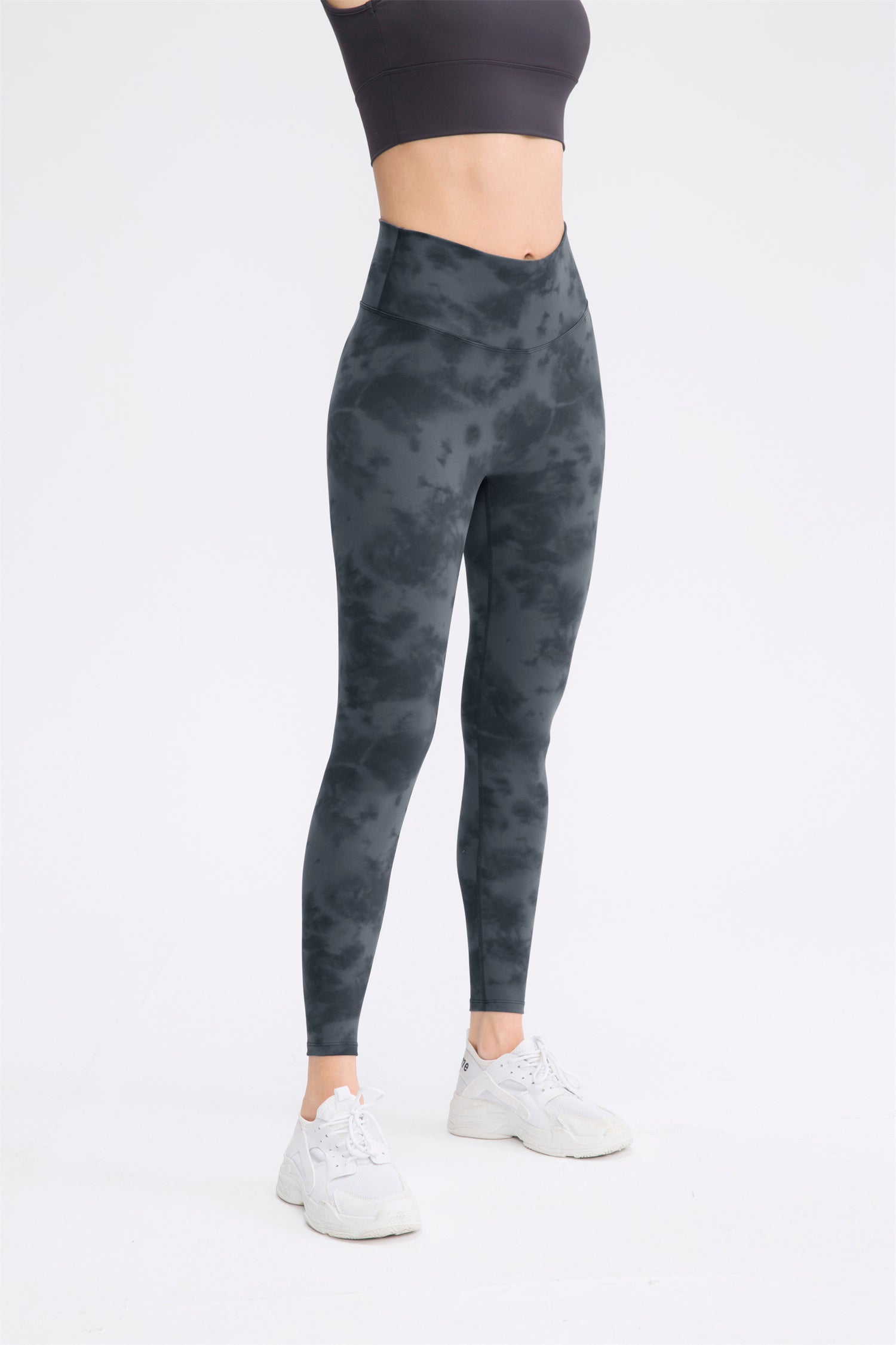 Leggings de yoga con efecto tie dye