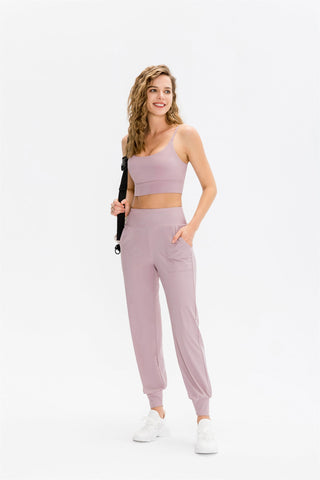 High Waist Loose Casual Pants