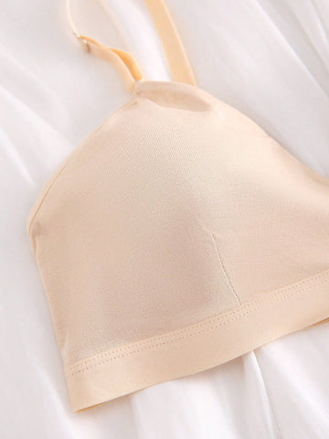 Plain Simple Bralette Lightly Lined Wireless Bra