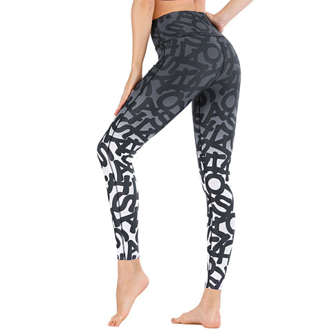 Weiche Yogahose mit hoher Taille und voller Trainingsleggings