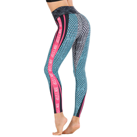 Yogahose mit hoher Taille und Bauchkontrolle, Lauf- und Fitness-Leggings