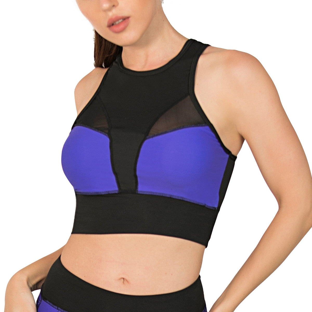 Purple Workout Tops Yoga Bra for Women