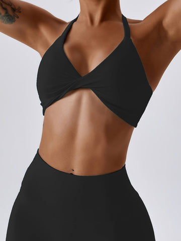 Buttery Soft Twist Front Yoga Bra