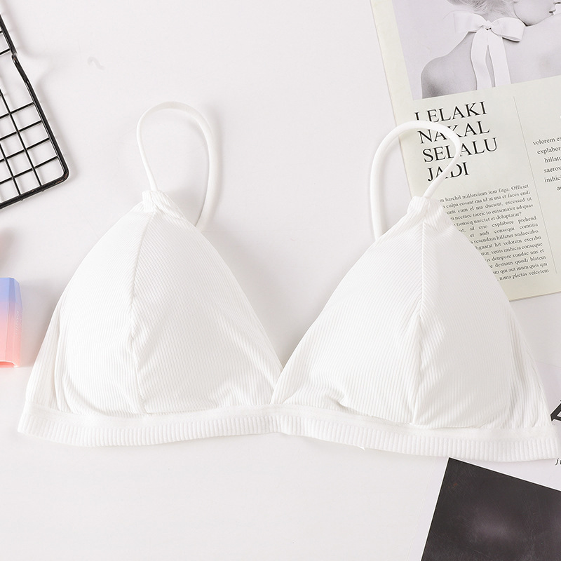 Women Wireless Bra Solid Bralette