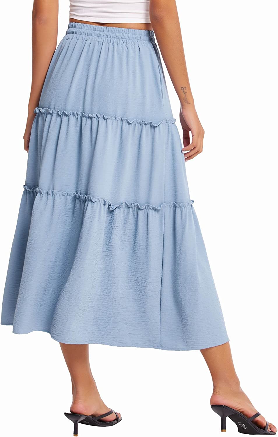 Midi Skirt with Pockets