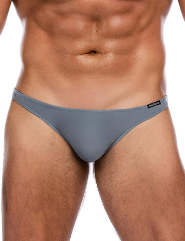 Pack de 4 calzoncillos tipo bikini elásticos de tiro bajo clásicos para hombre de Avidlove Underwear 