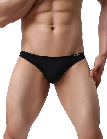 Avidlove Underwear Herren-Bikinislips, 4er-Pack, klassisch, niedrig geschnitten, dehnbar, mit Hüfte 